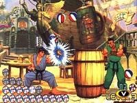 une photo d'Ã©cran de Street Fighter 3 - Double Impact sur Sega Dreamcast